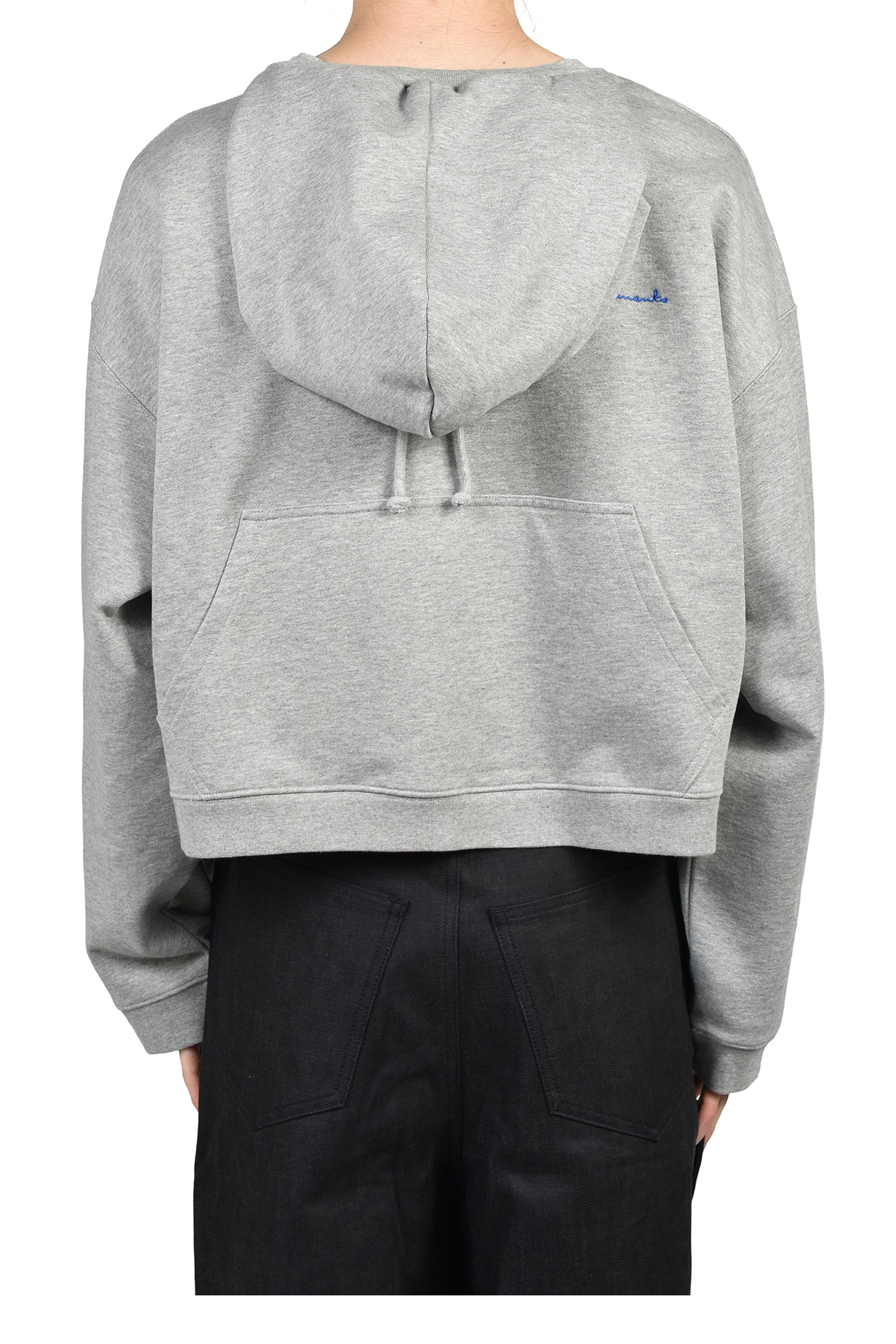 ATHLETIC LOGO HOODIE / GRY MELANGE