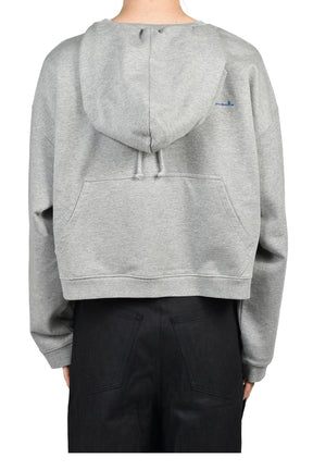 ATHLETIC LOGO HOODIE / GRY MELANGE