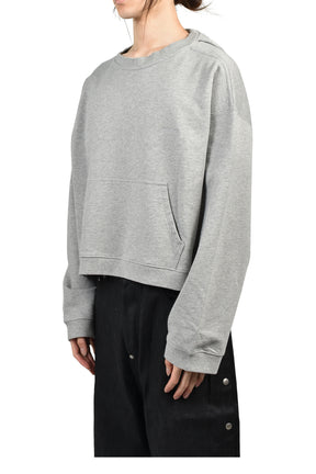 ATHLETIC LOGO HOODIE / GRY MELANGE