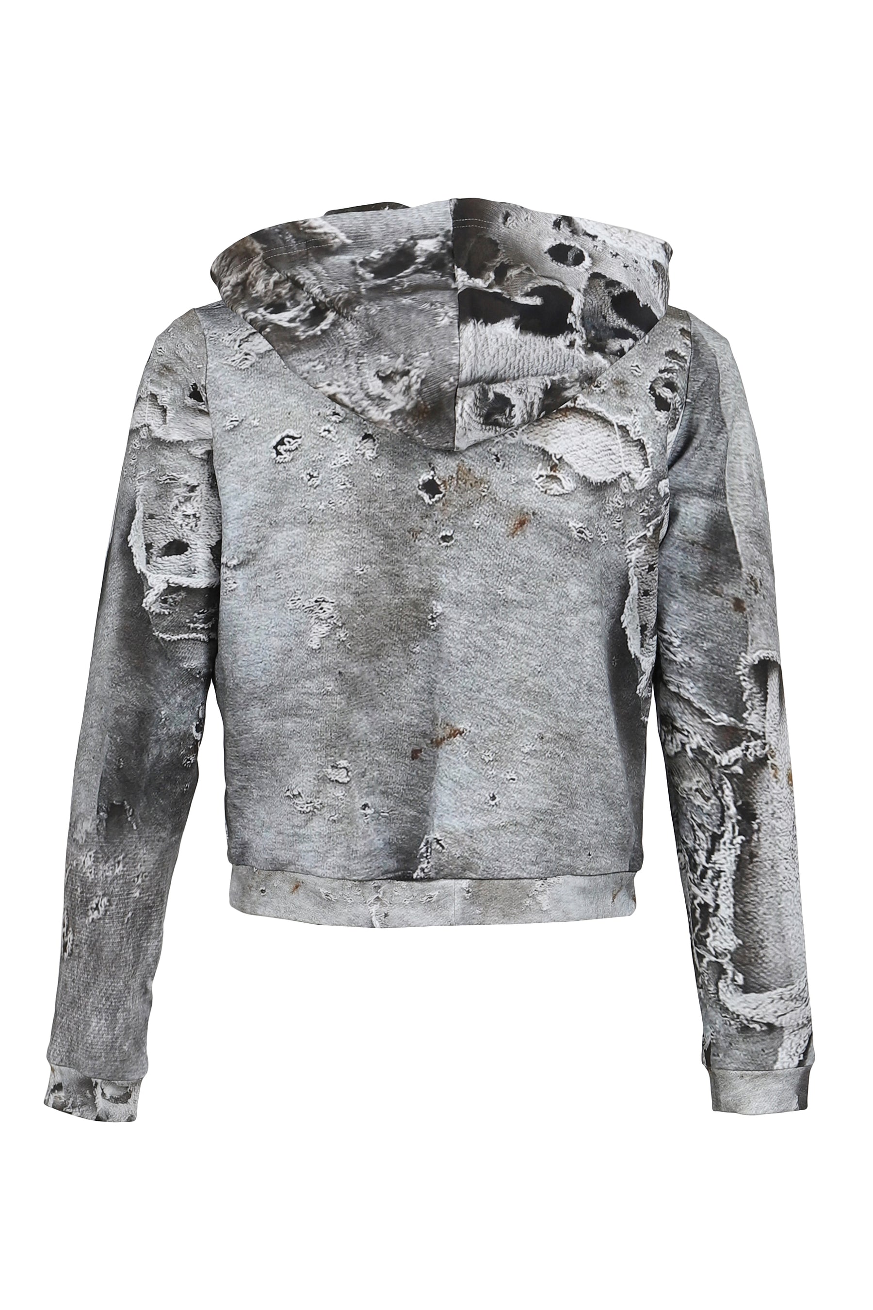 WORN OUT WHITE HOODIE / WHT 