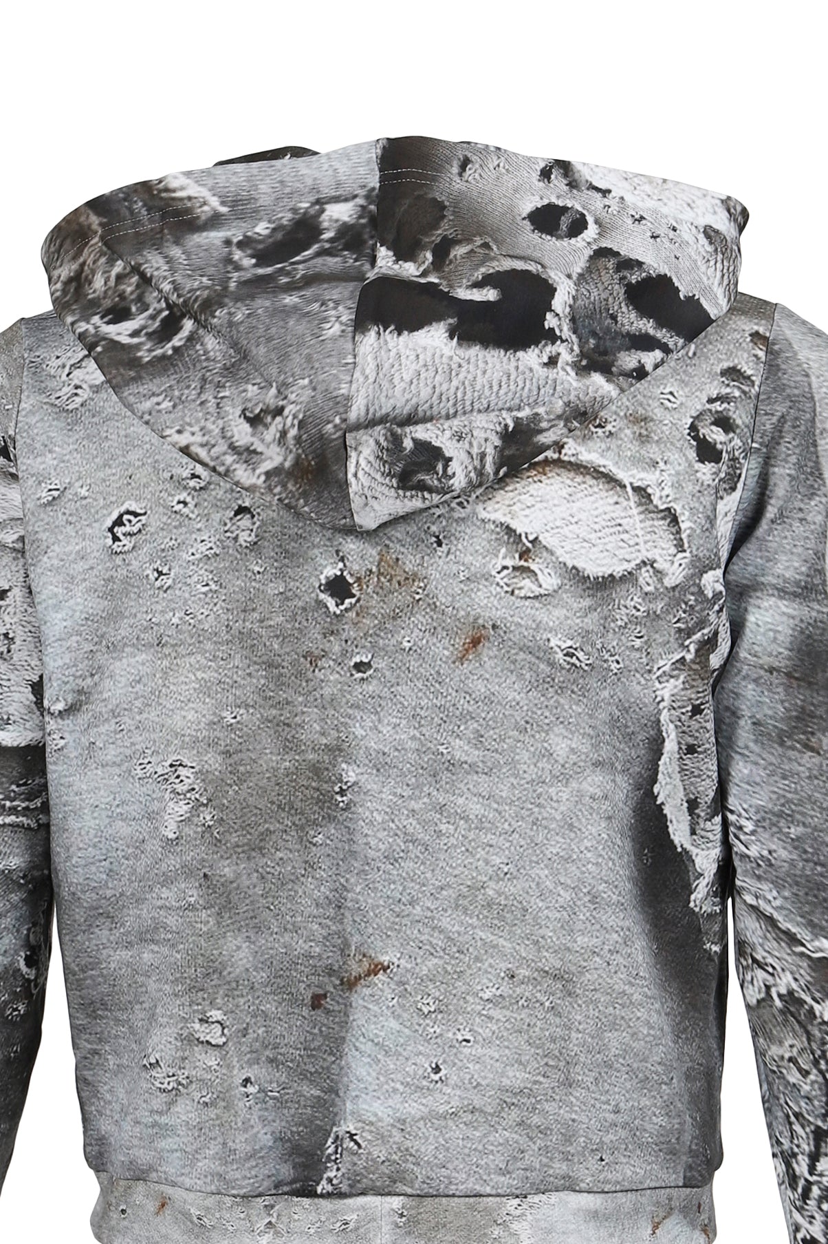 WORN OUT WHITE HOODIE / WHT 