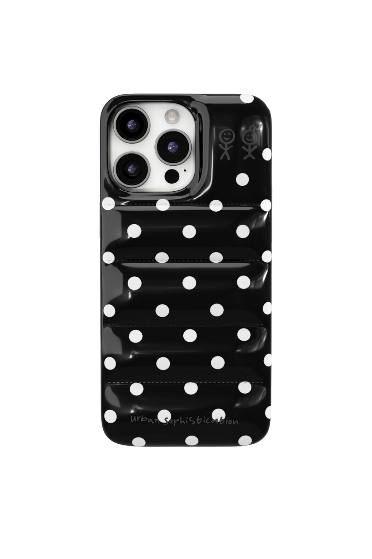 urban Polka Dots スマホケース iPhone13 Urban Sophistication iPhone Case THE PUFFER CASE / POLKA DOTS - NUBIAN