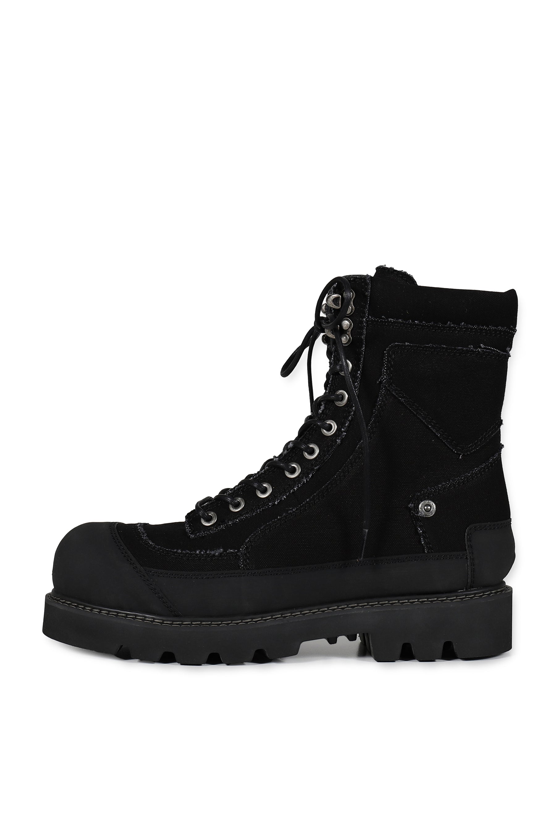 VESPER COMBAT BOOTS / BLK