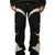 IRON STEEL FOCUS LEATHER DENIM PANTS / BLK