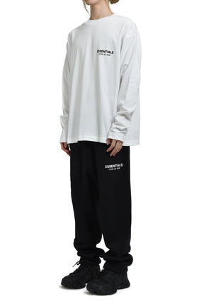 ESSENTIALS CLASSIC FIT LS TEE / BRIGHT WHT