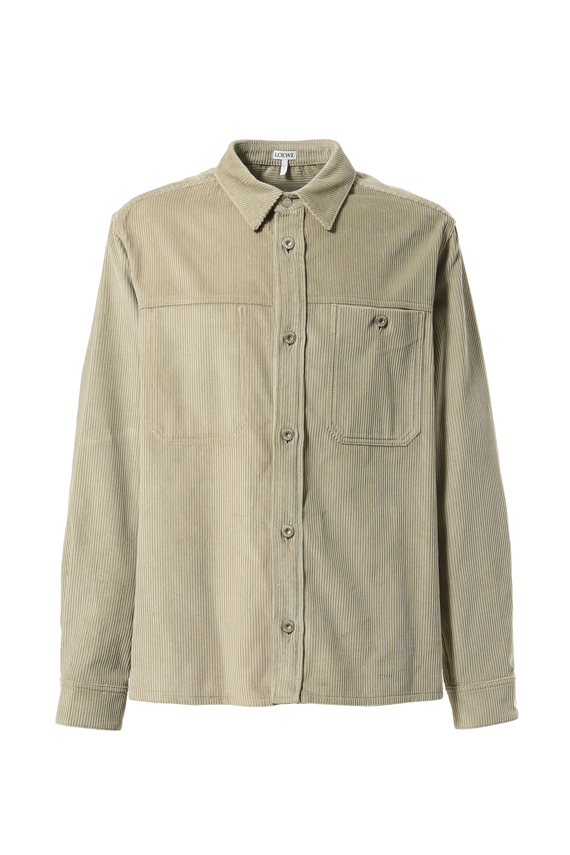 LOEWE ロエベ FW23 CORDUROY OVERSHIRT / CRETA BEI -NUBIAN