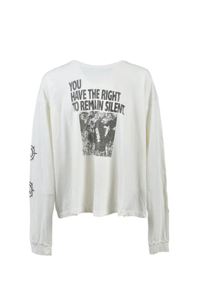 MIRANDA LS TEE / NATURAL WHT