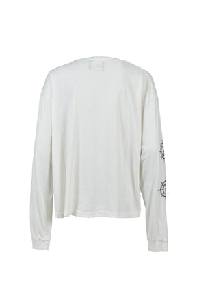 MIRANDA LS TEE / NATURAL WHT
