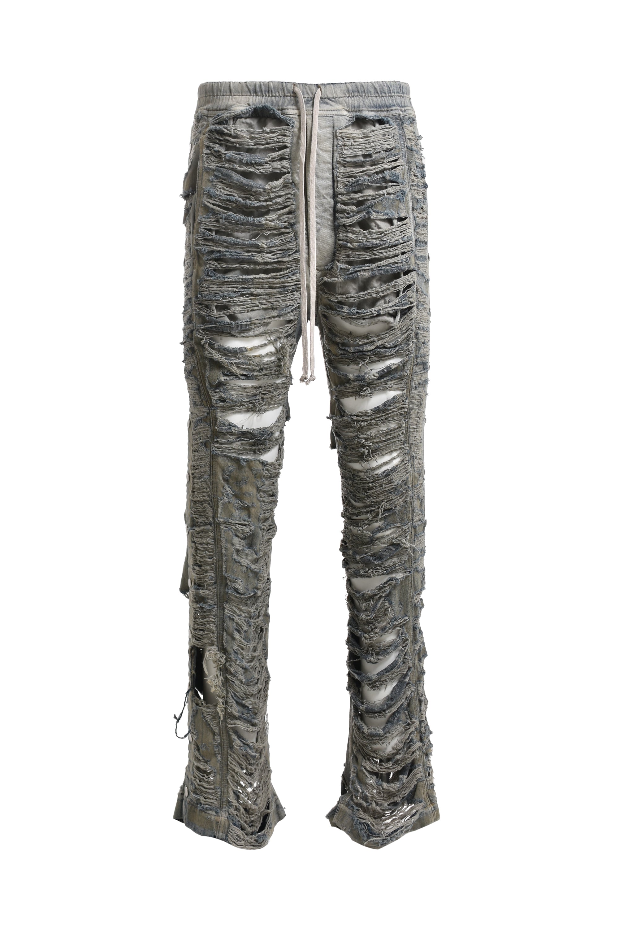 Rick Owens DRKSHDW FW23 PUSHER PANTS / MINERAL PEARL