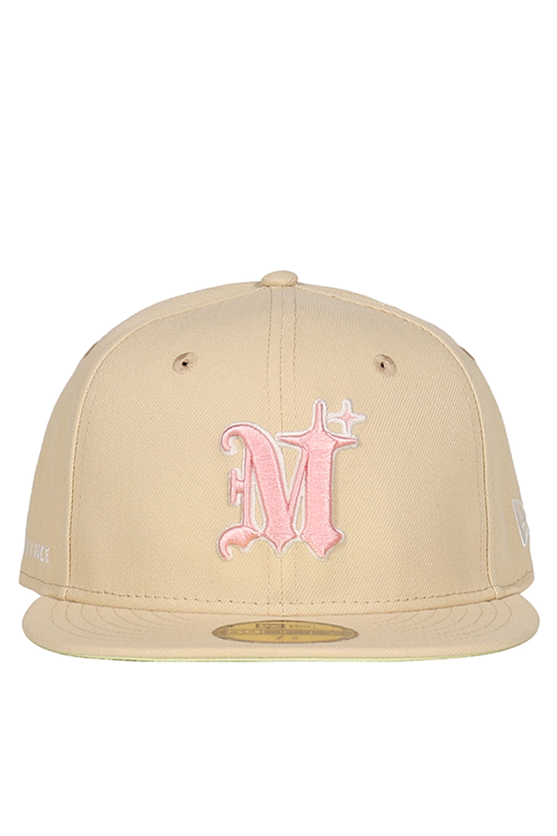 NEWERA 59FIFTY AUTHENTIC LOGO CAP / BEIGE/PINK