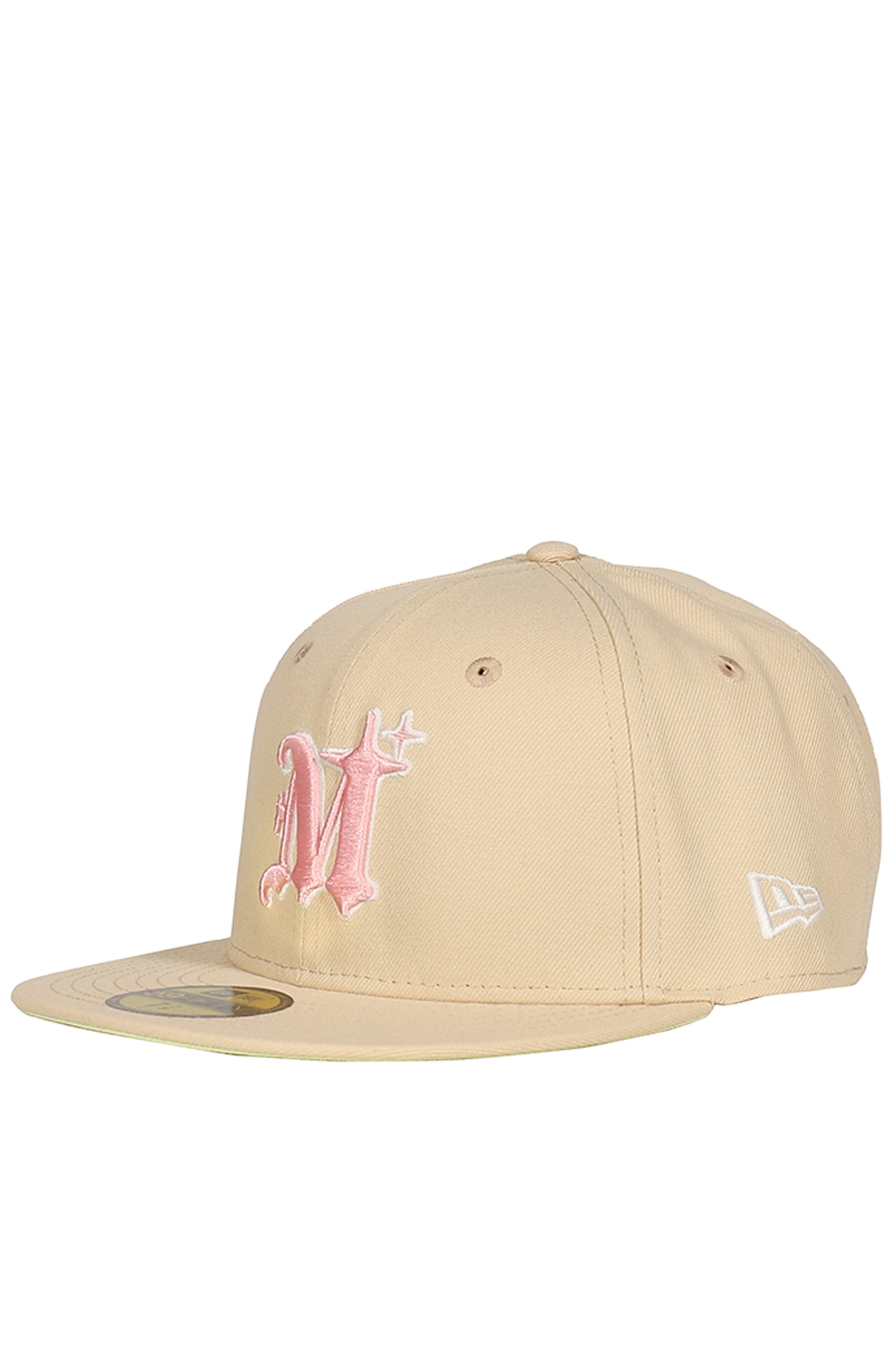 NEWERA 59FIFTY AUTHENTIC LOGO CAP / BEIGE/PINK