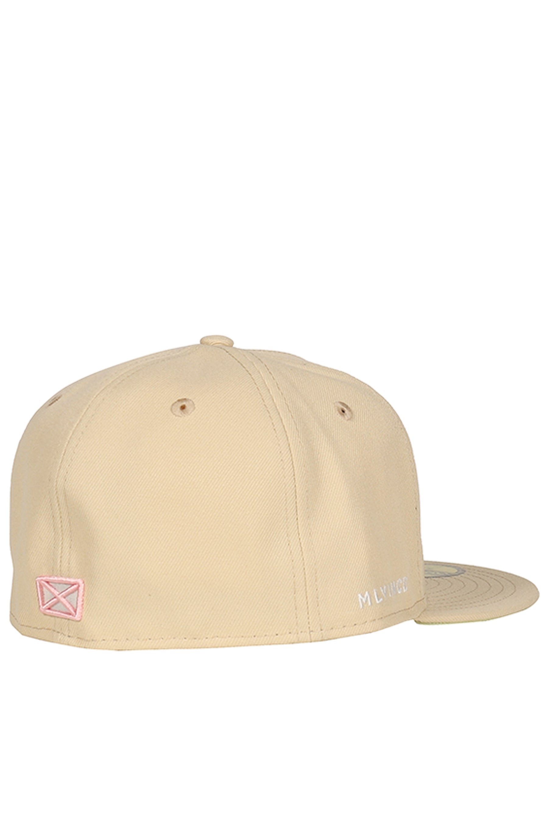 NEWERA 59FIFTY AUTHENTIC LOGO CAP / BEIGE/PINK
