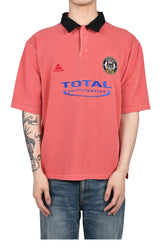 OVERSIZED S/S POLO / PNK WASHED PNK