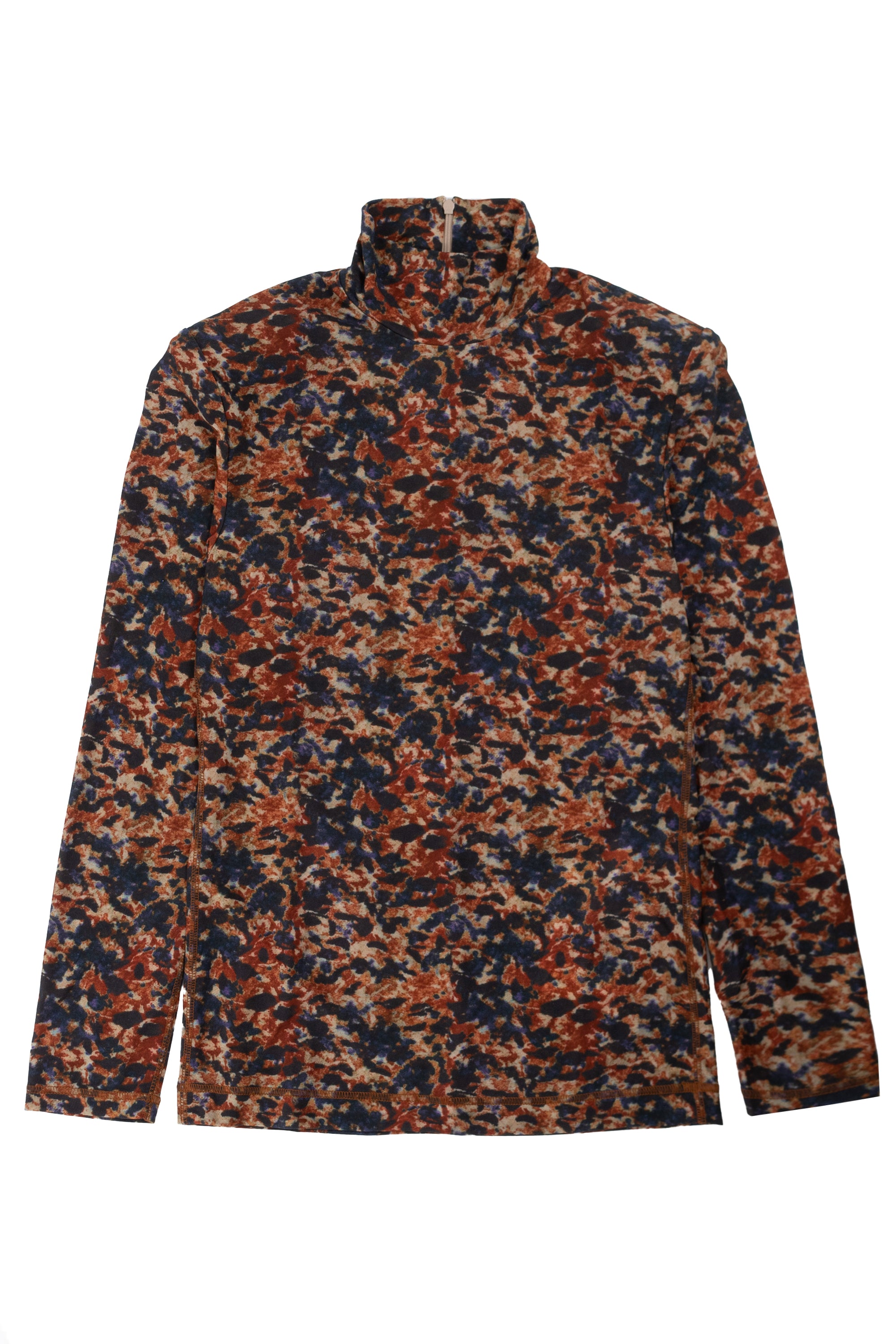 TOGA PULLA FW23 PRINT JERSEY L/S / BEI -NUBIAN