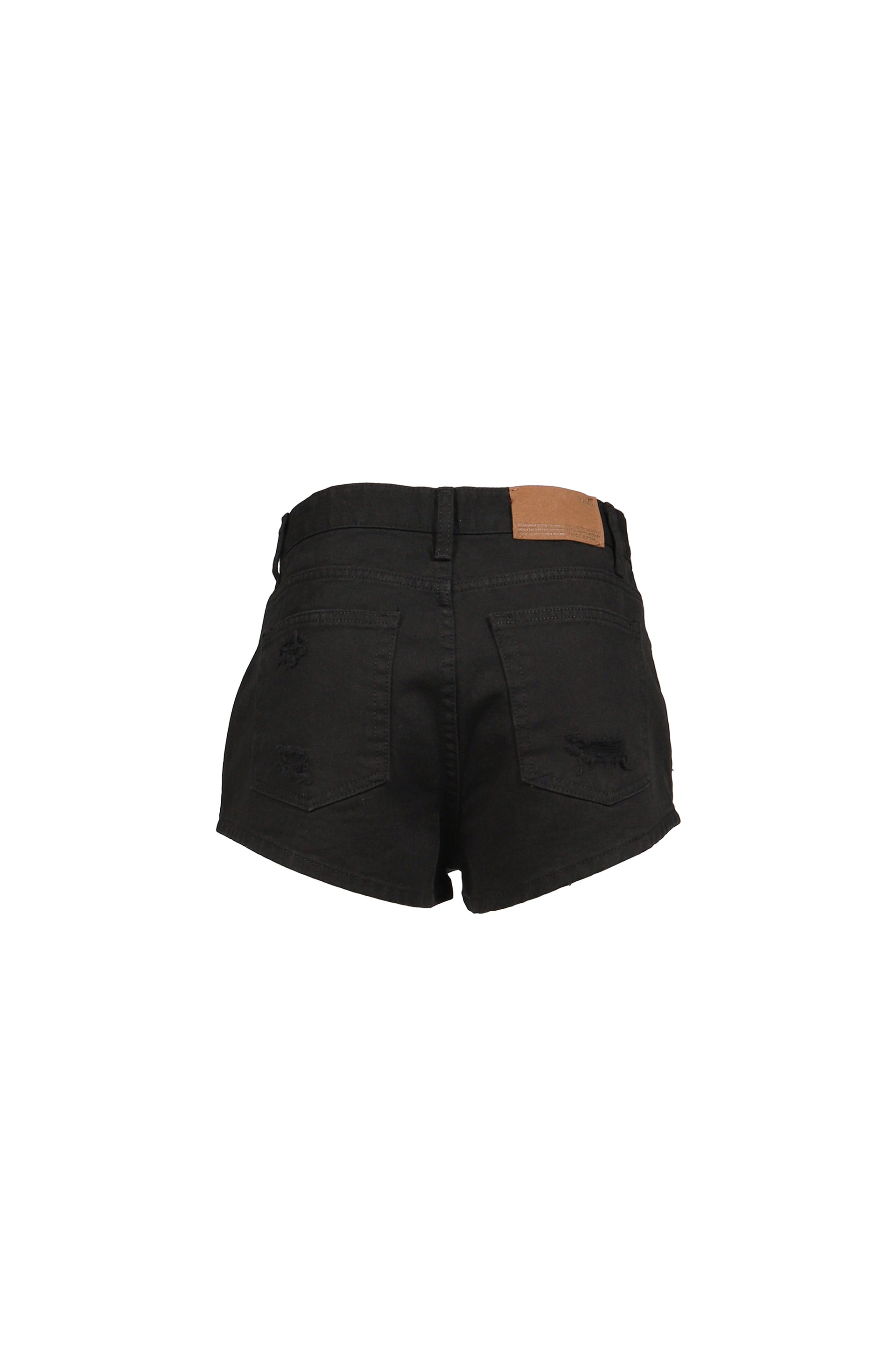 DOUBLE POCKET SHORTS / BLK