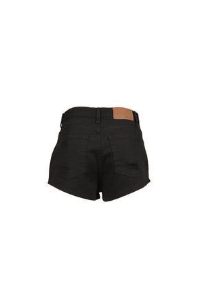 DOUBLE POCKET SHORTS / BLK