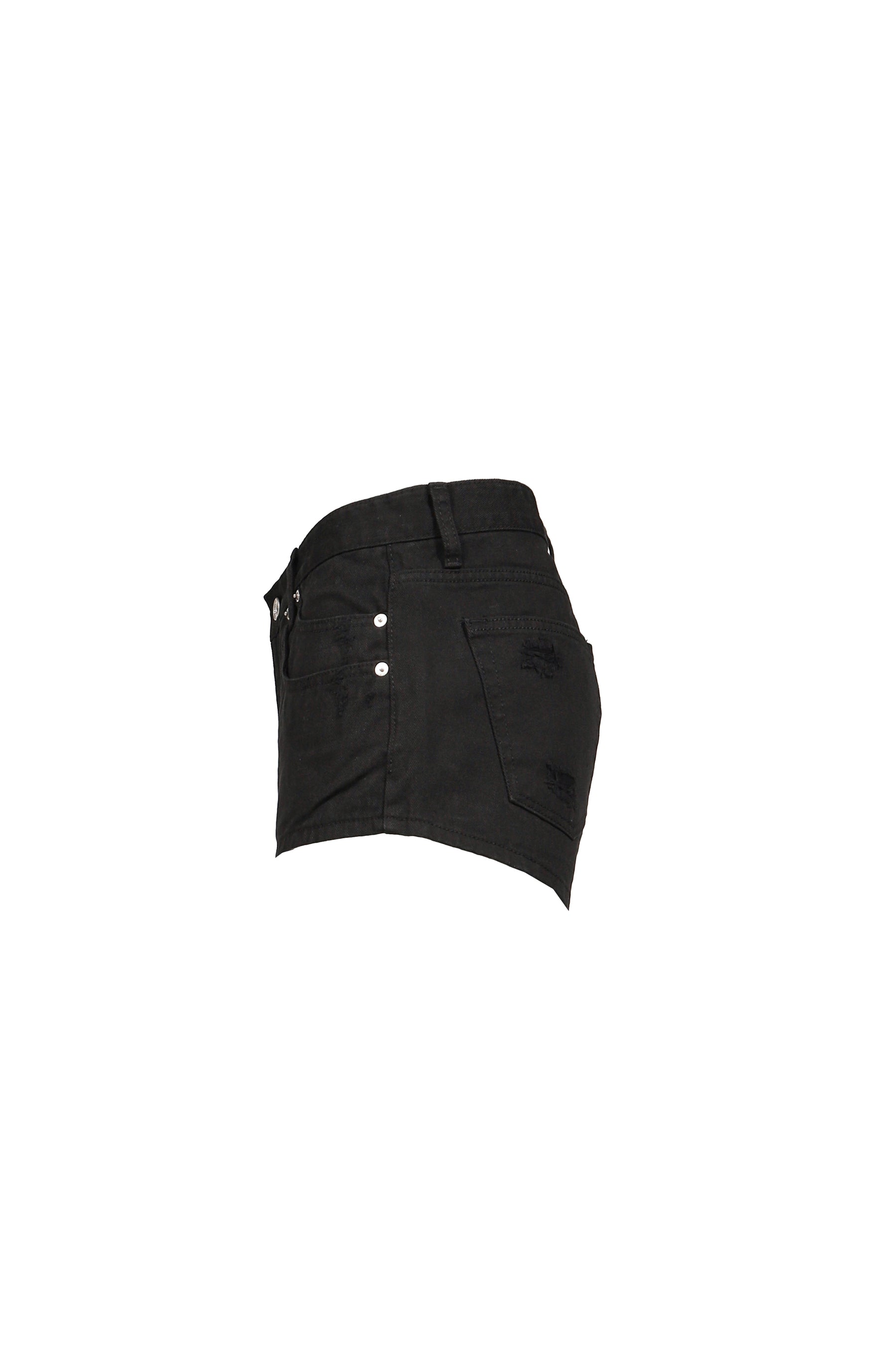 DOUBLE POCKET SHORTS / BLK