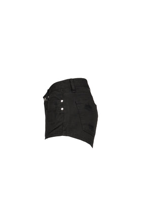 DOUBLE POCKET SHORTS / BLK