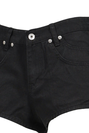 DOUBLE POCKET SHORTS / BLK