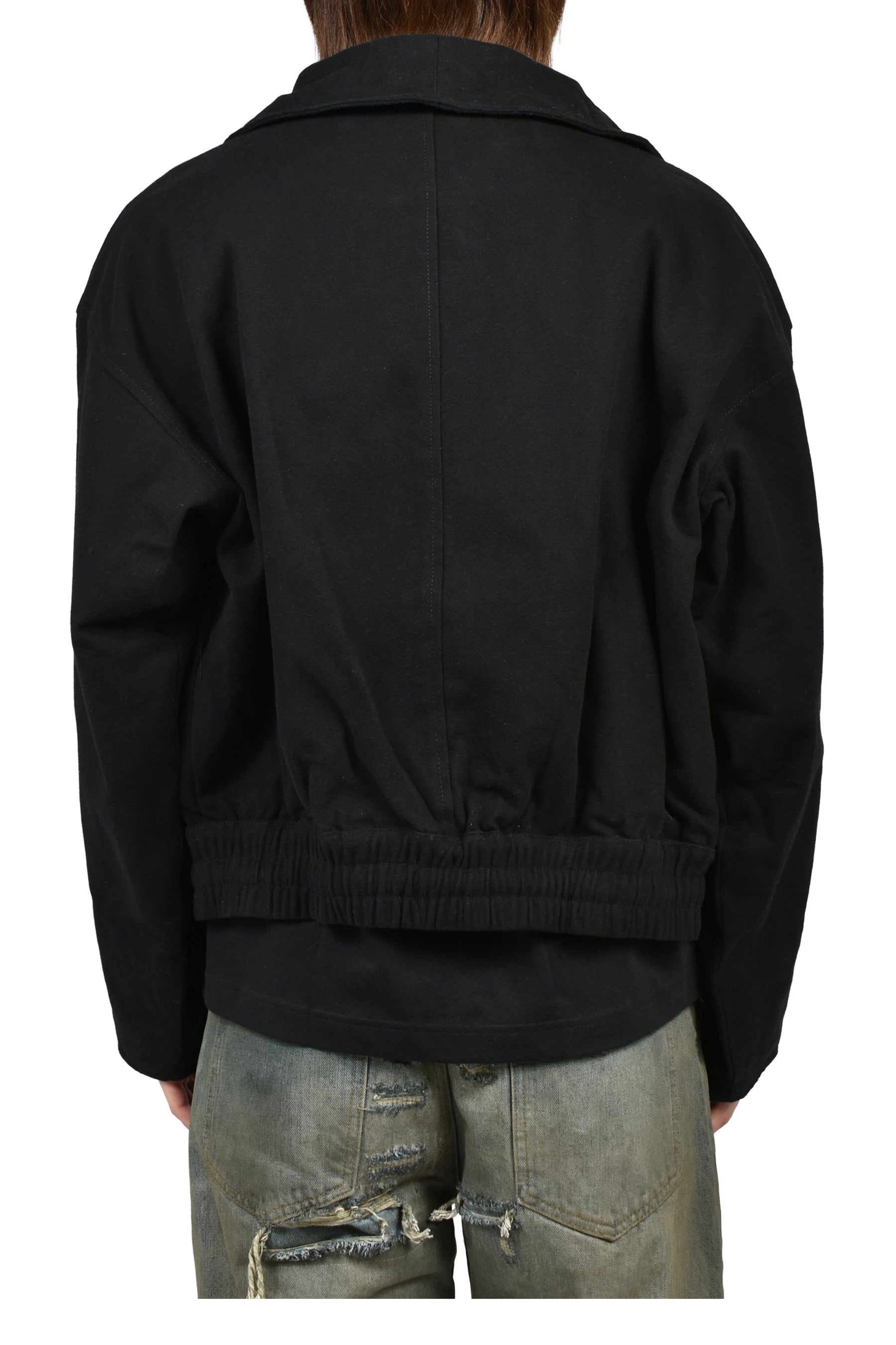 CIRCLE COLLAR JACKET / BLK