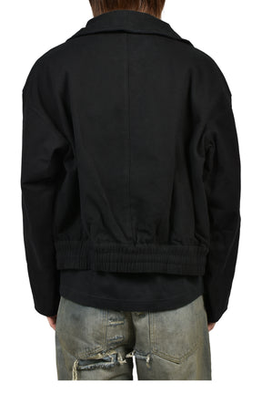 CIRCLE COLLAR JACKET / BLK