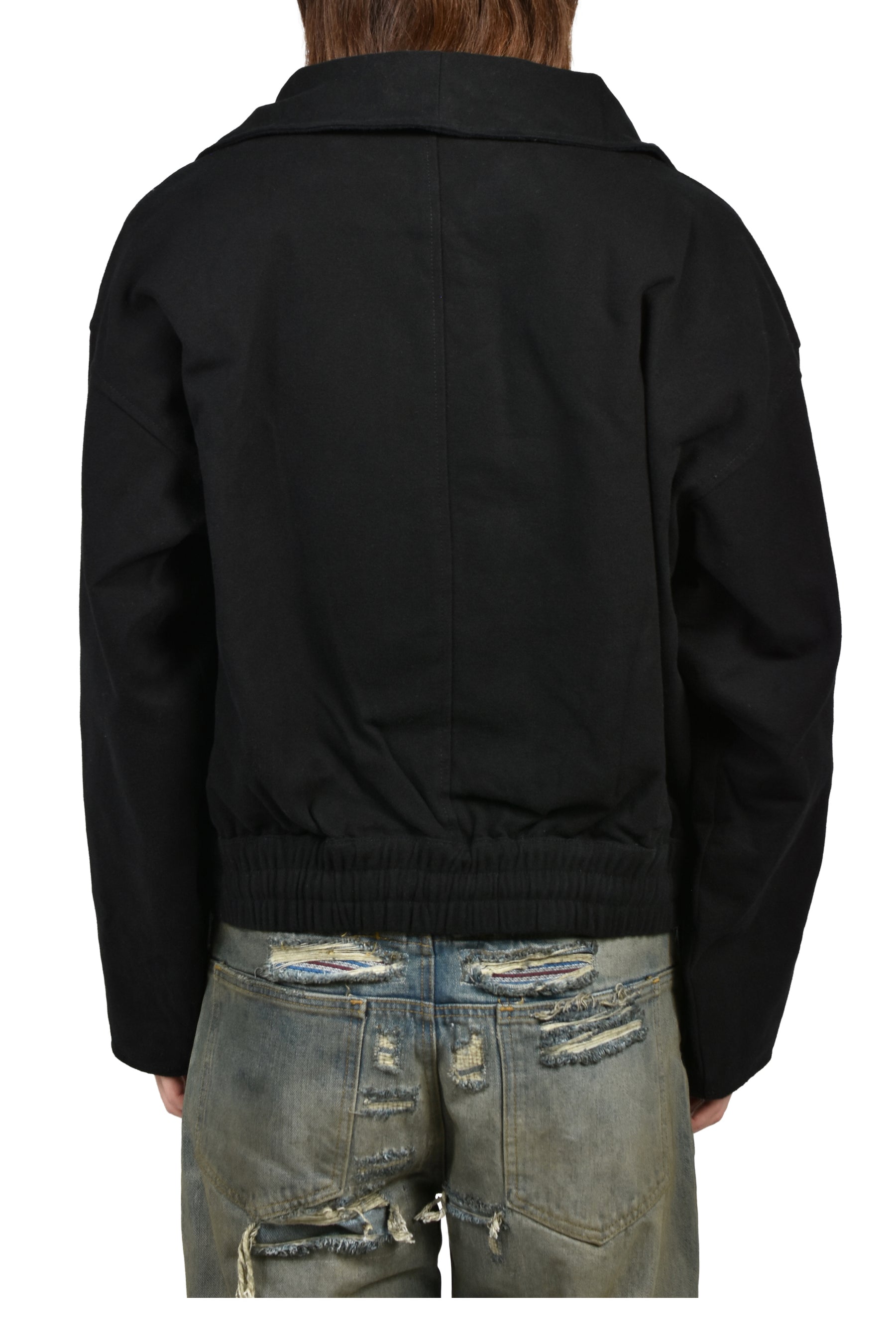 CIRCLE COLLAR JACKET / BLK