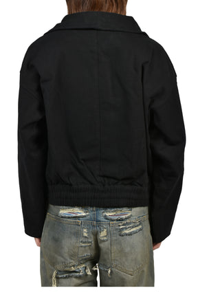 CIRCLE COLLAR JACKET / BLK