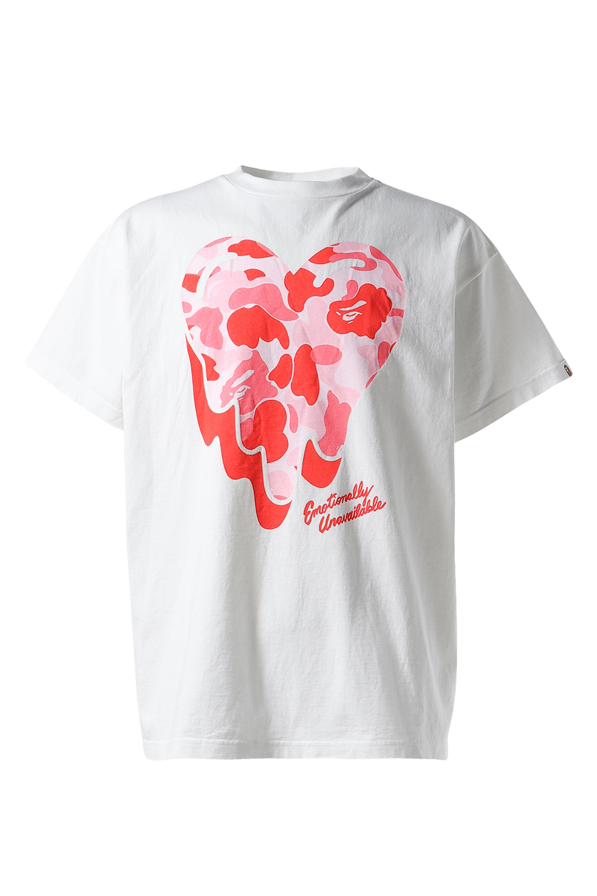 EMOTIONALLY UNAVAILABLE × BAPE EU BAPE CAMO SS TEE / WHT