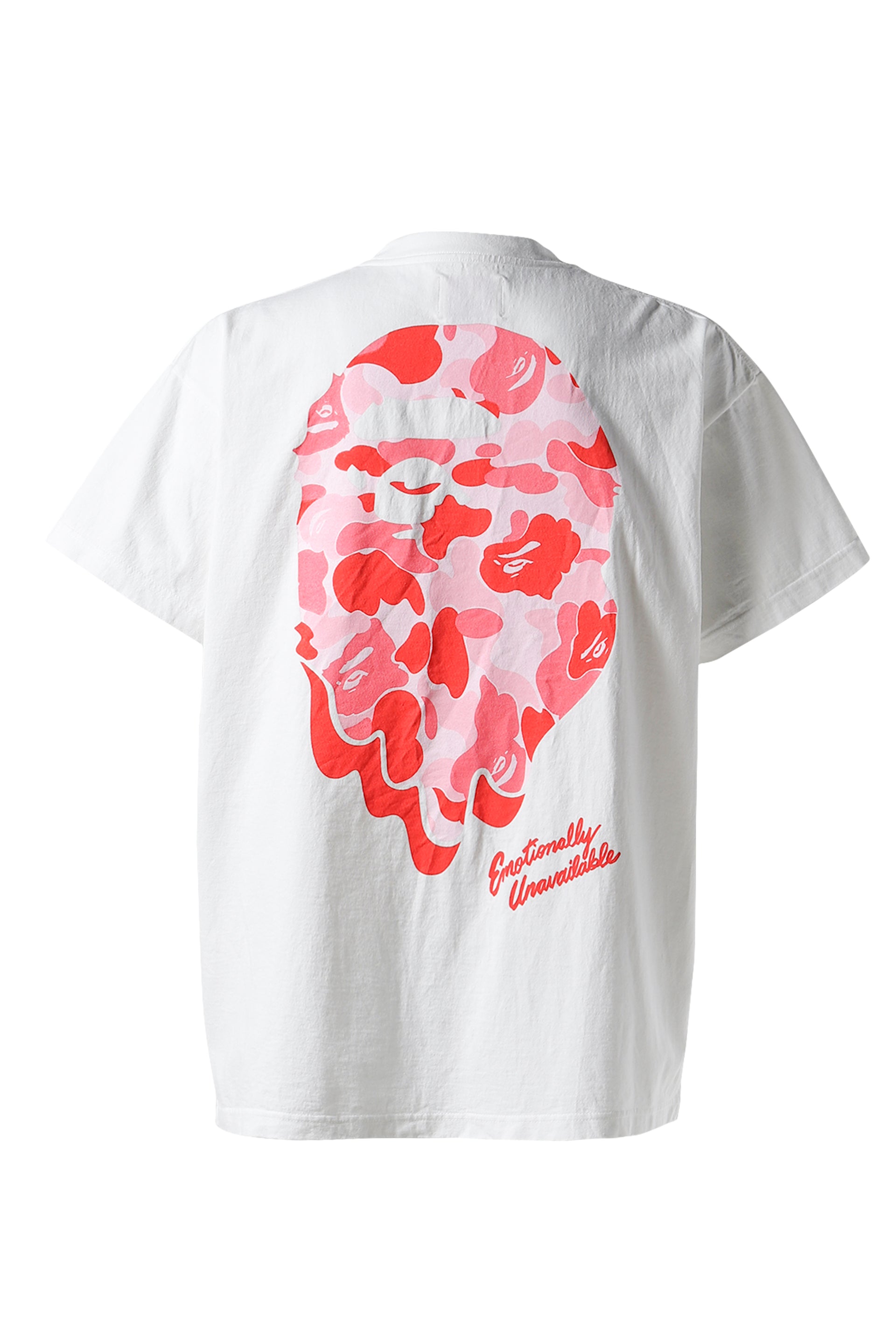 EMOTIONALLY UNAVAILABLE × BAPE EU BAPE CAMO SS TEE / WHT