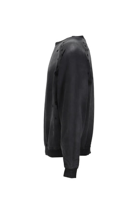 CROPPED SHOTGUN JERSEY / WASHED BLACK