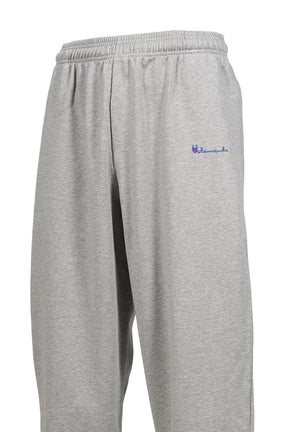ATHLETIC LOGO ELASTIC SWEATPANTS / GRY MELANGE