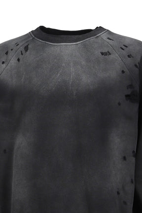 CROPPED SHOTGUN JERSEY / WASHED BLACK