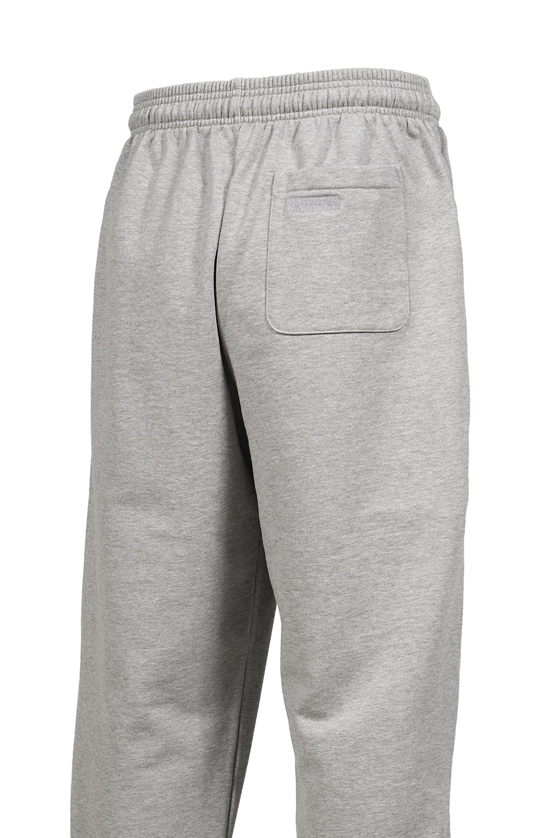 ATHLETIC LOGO ELASTIC SWEATPANTS / GRY MELANGE