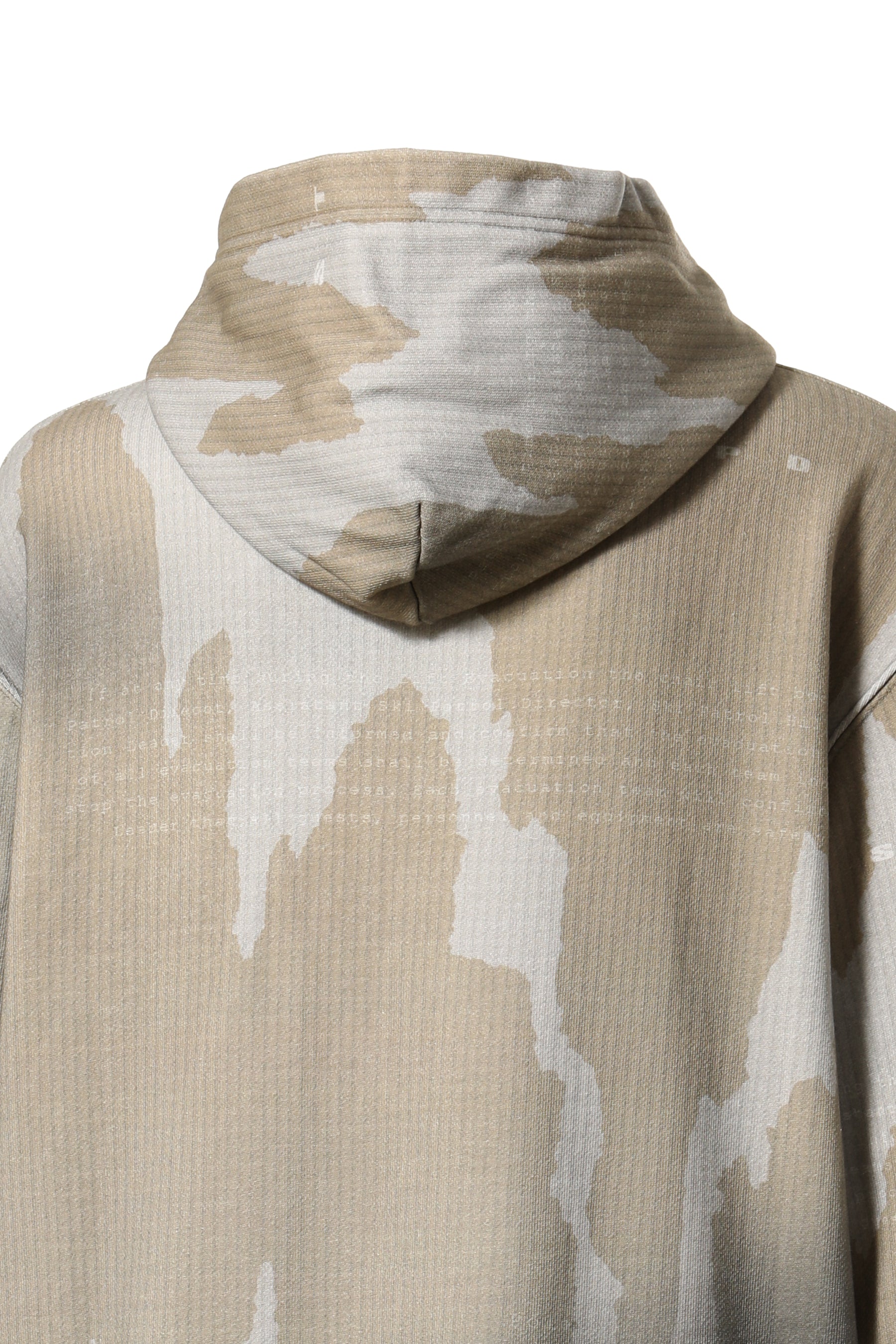 STAMPD IKAT CAMO CROPPED HOODIE / IKC