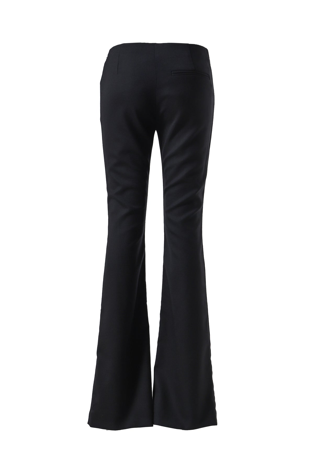 TWIST TAILORED WOOL PANTS / BLK