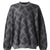 CHECKER PLATE MOHAIR SWEATER / GRY