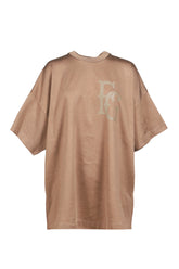 COTTON RAYON "43" SS TEE / DUNE PEARL