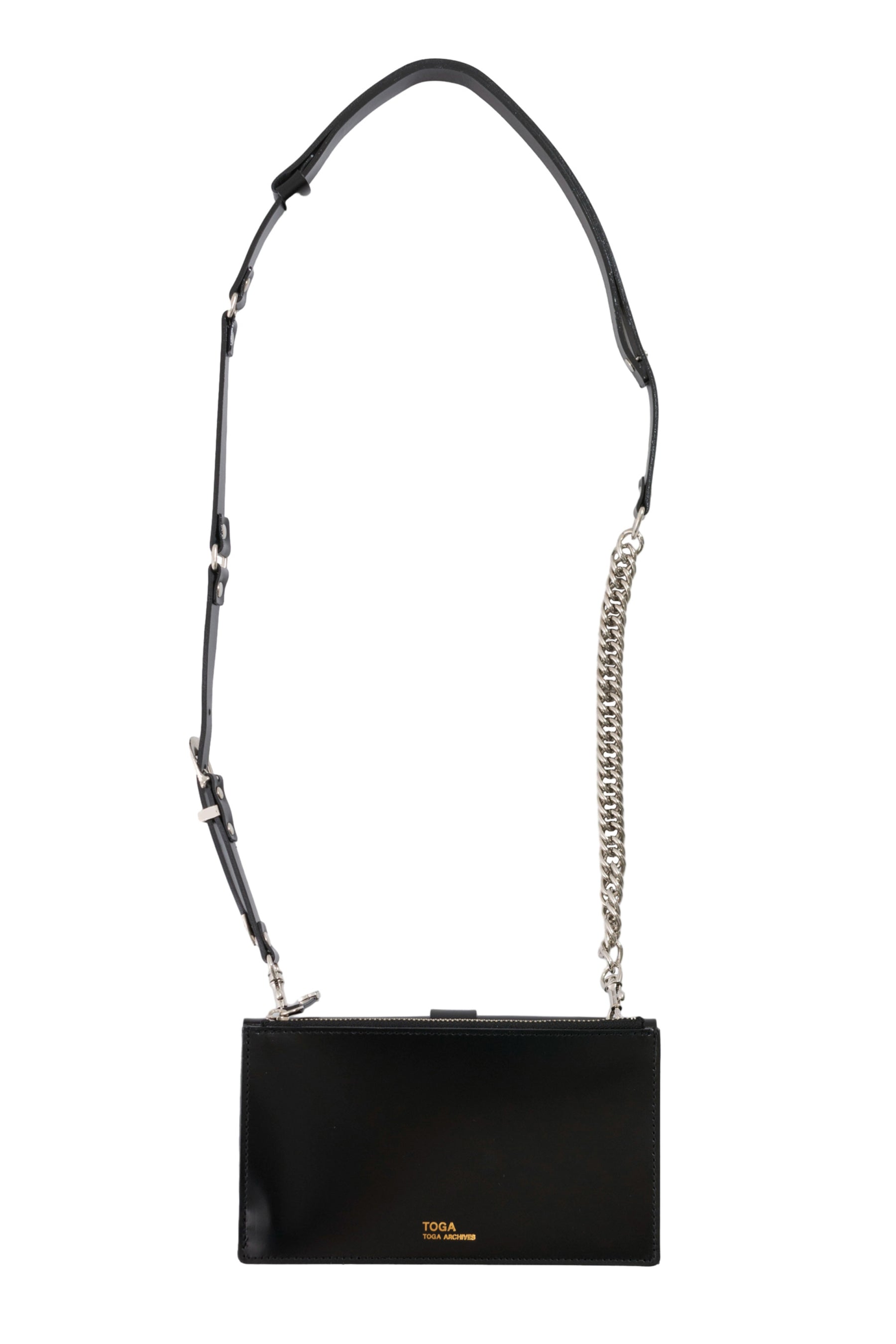 TOGA SS23 LEATHER CHAIN BAG / BLK -NUBIAN