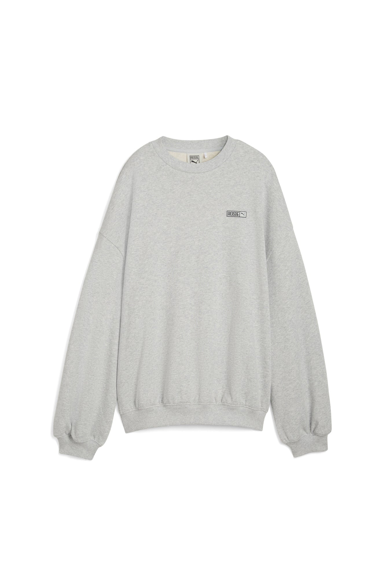 OVERSIZED CREW TR / FLAT LIGHT GRAY HEATHER