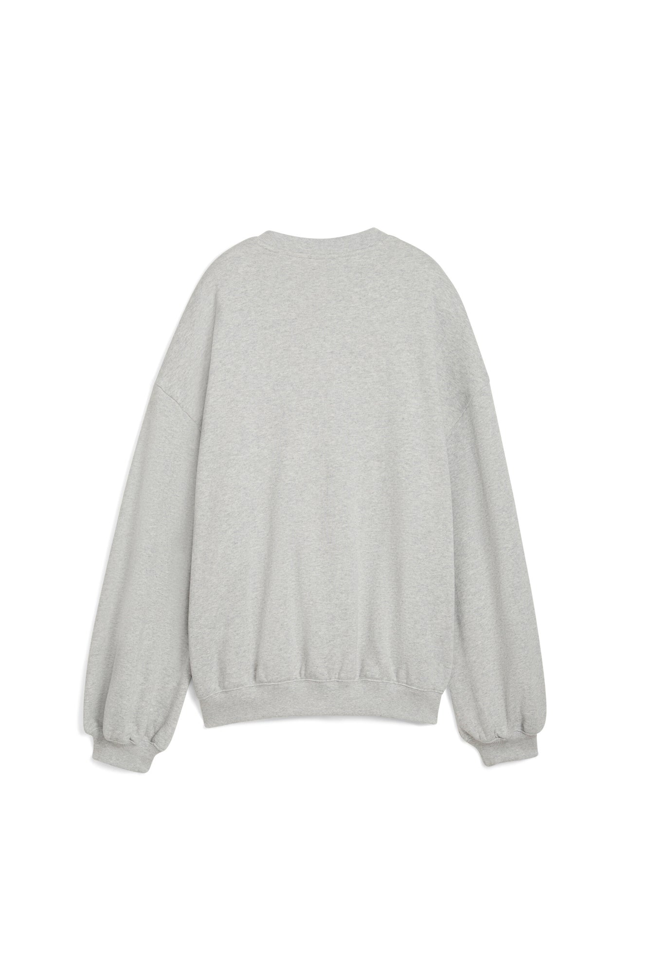 OVERSIZED CREW TR / FLAT LIGHT GRAY HEATHER