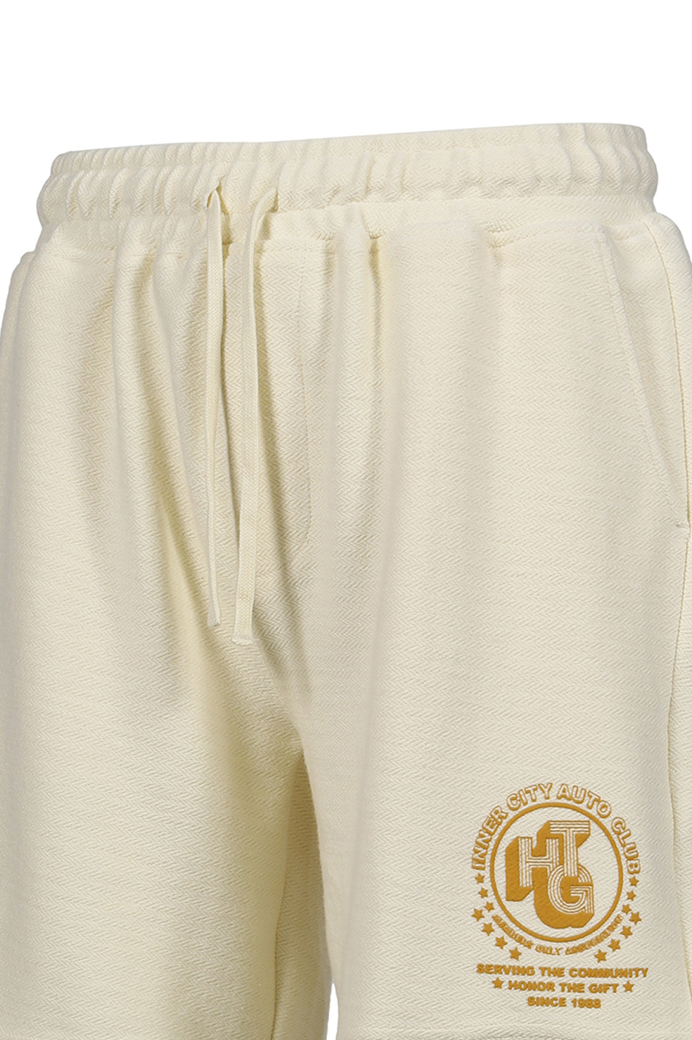 Honor The Gift RACE HERRINGBONE SHORT / WHT