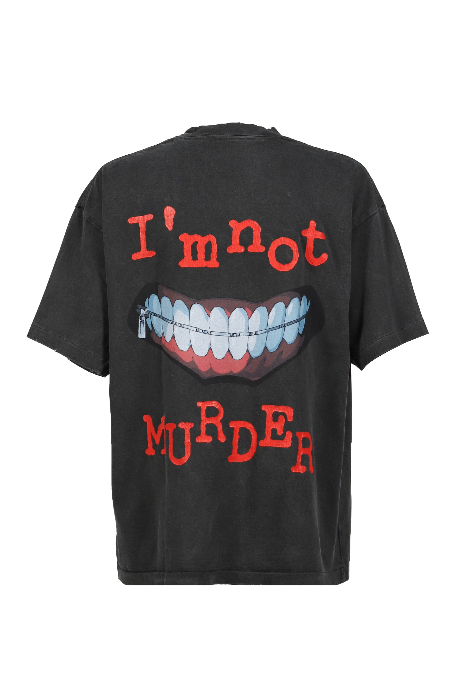 S/S T-SHIRT (KANEKI MASK) / BLK