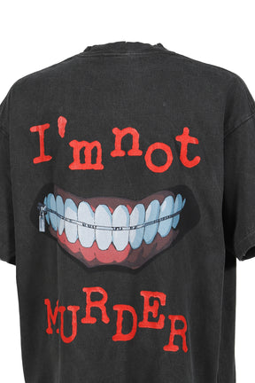 S/S T-SHIRT (KANEKI MASK) / BLK