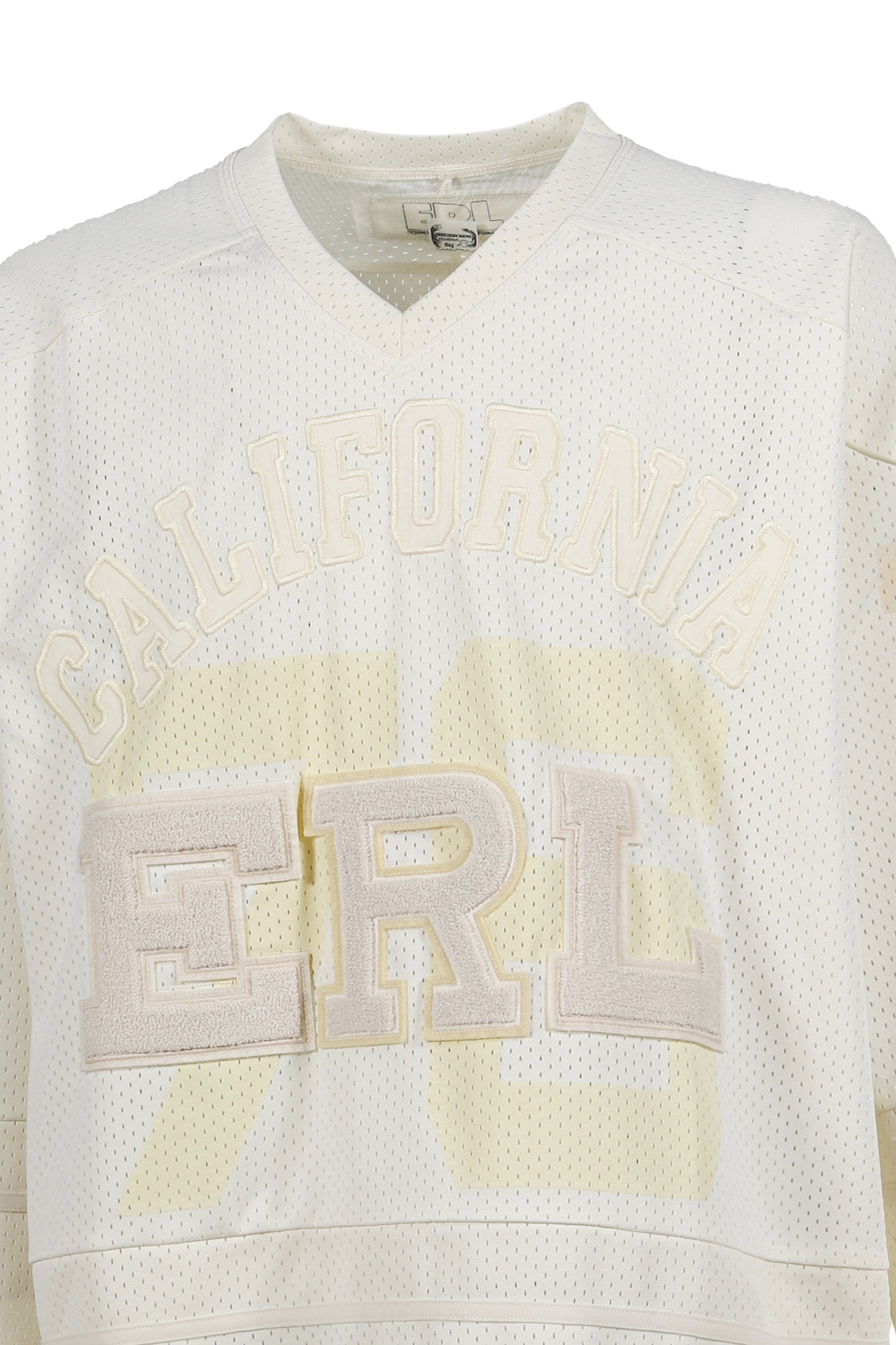 ERL イーアールエル FW25 CALIFORNIA HOCKEY JERSEY KNIT / WHT