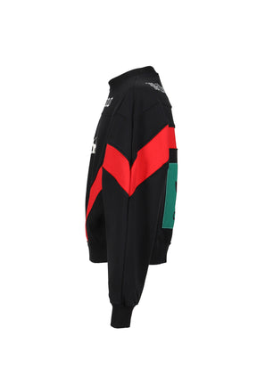 FLEECE CREWNECK / BLK