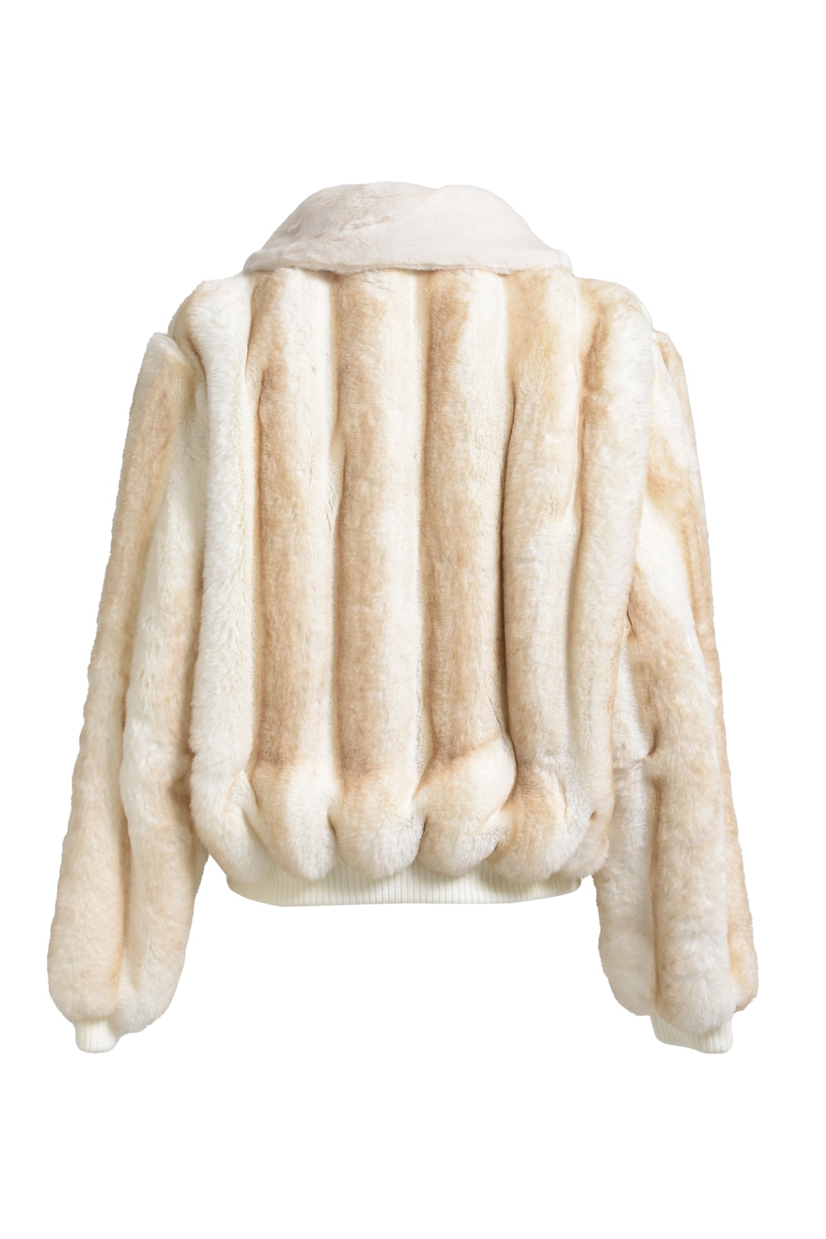 FAUX FUR JACKET / WHT