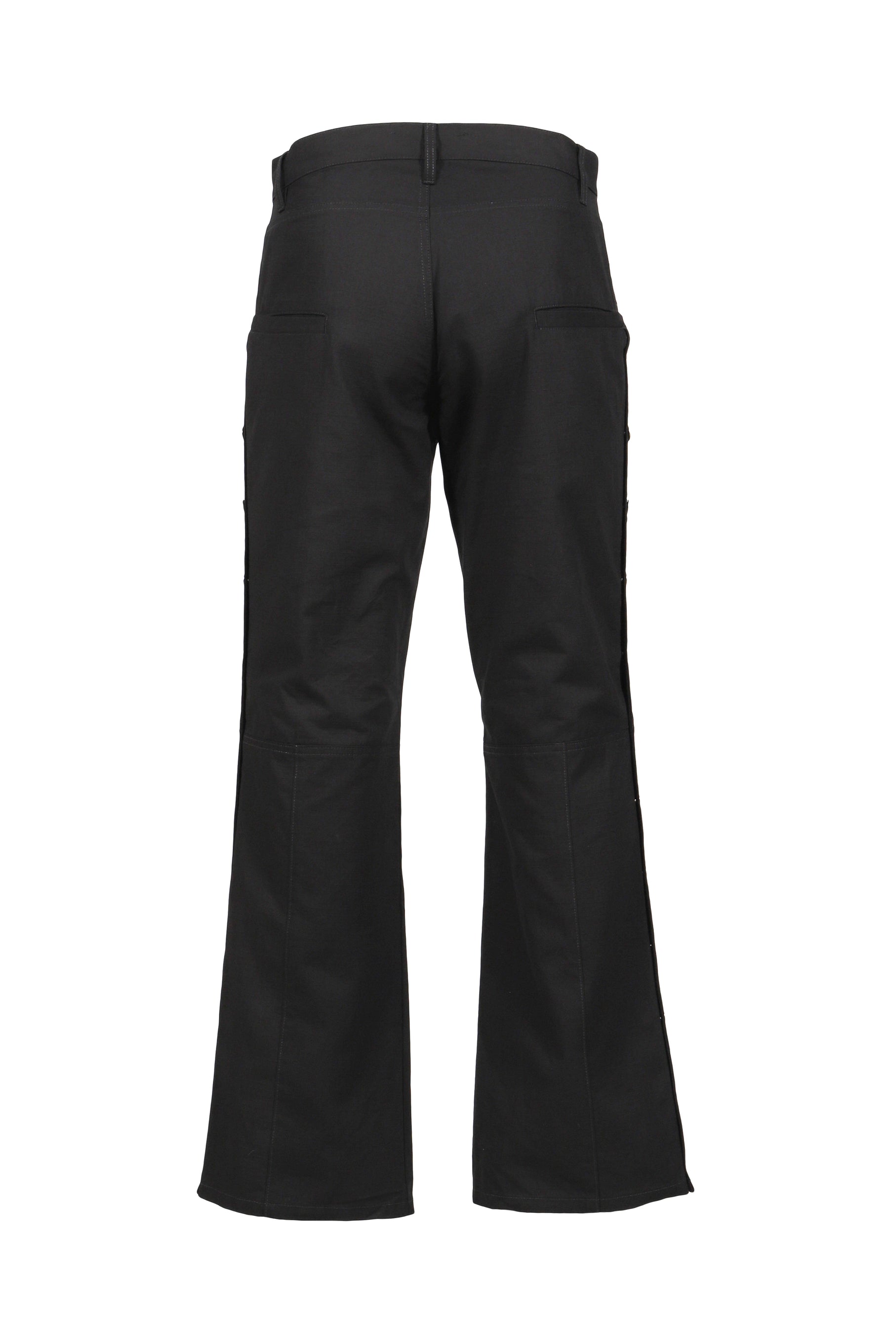 SIDE BUTTON PANTS / BLACK 