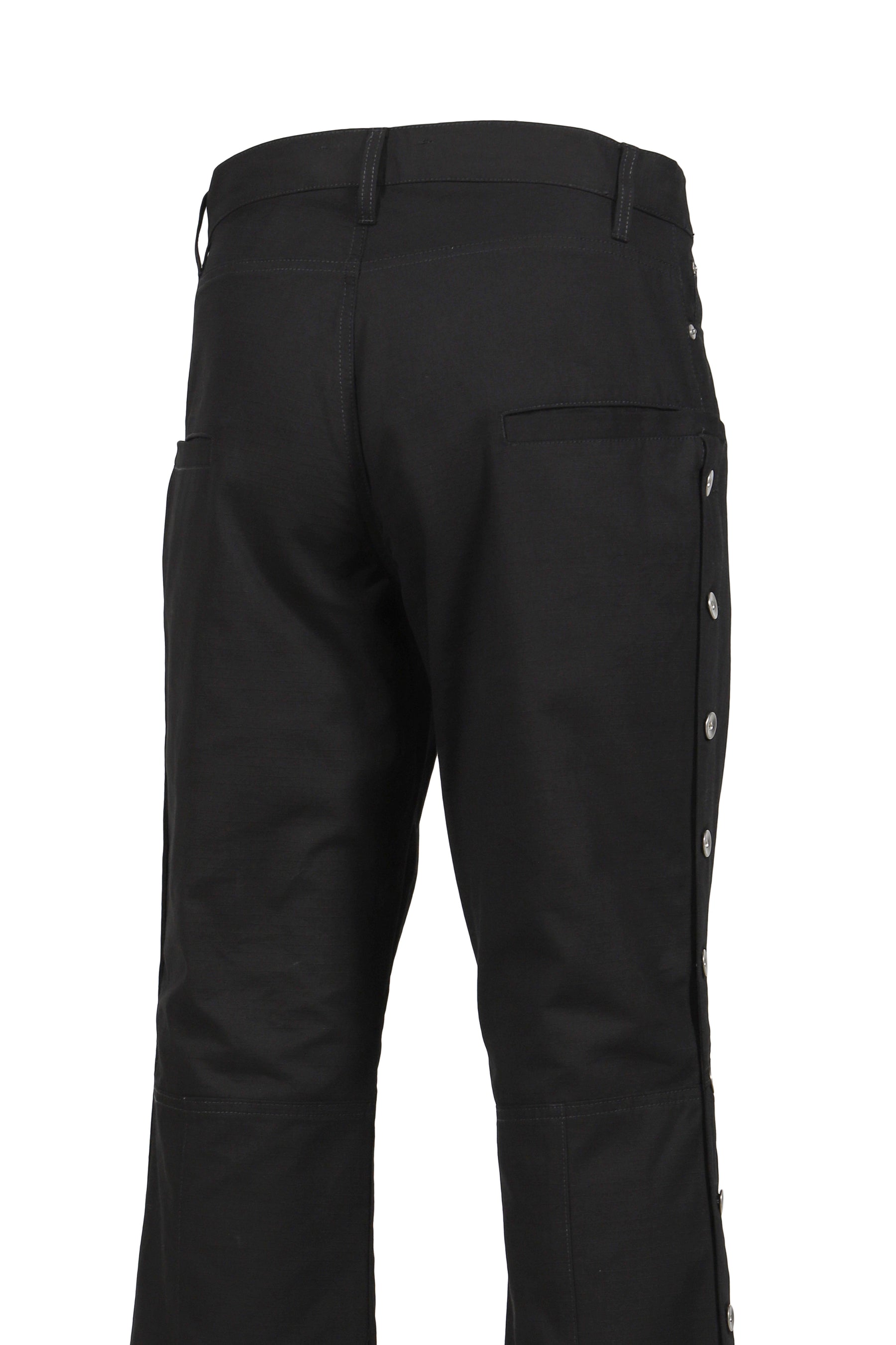 SIDE BUTTON PANTS / BLACK 