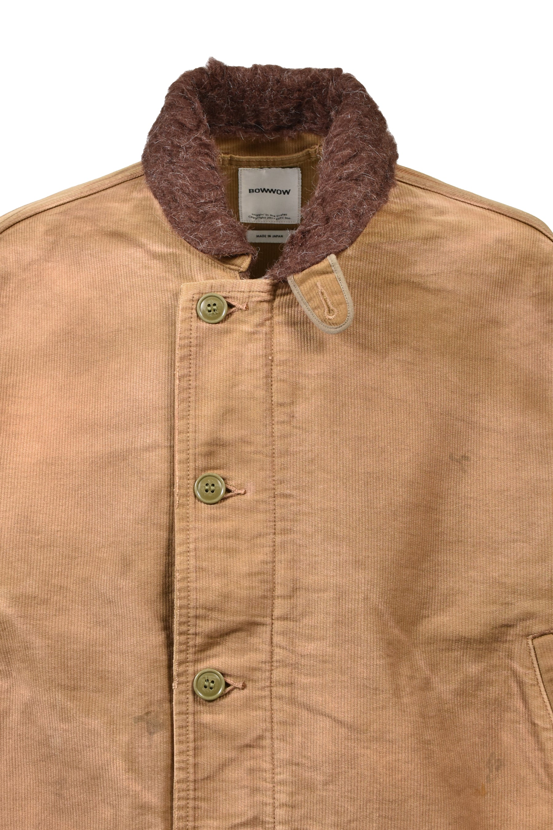 WIDE WALE N-1 DECK JACKET / KHA