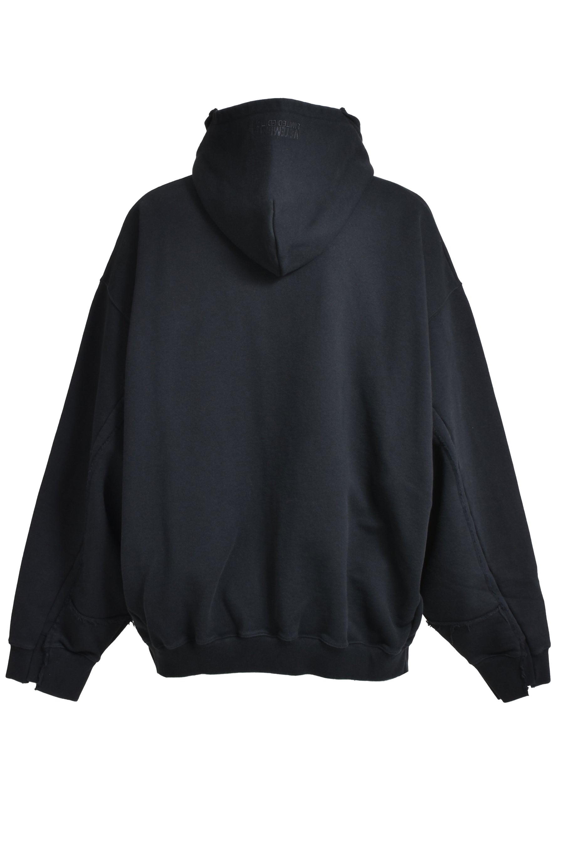 BLACKOUT CUT-UP HOODIE / BLK